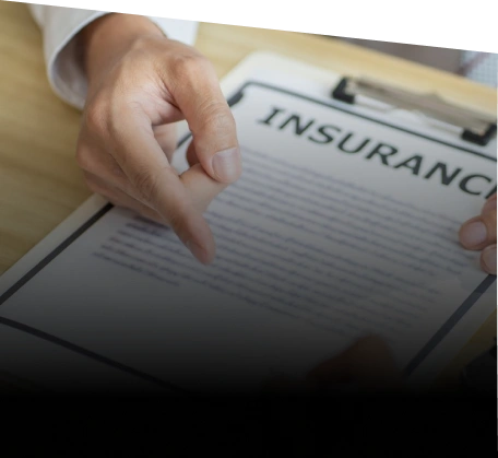 Icon representing insurance or finance, perhaps a shield or calculator.